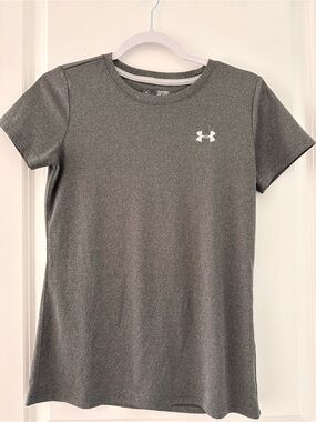Under Armour Women's Charcoal Crew Neck Performance Tee XS